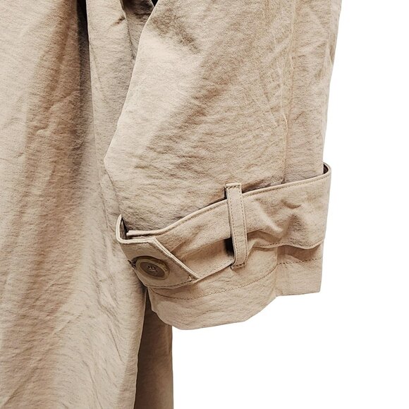 Ava & Viv Womens Tan Belted Trench Coat Size 2X Lightweight Long Sleeve - Picture 6 of 7